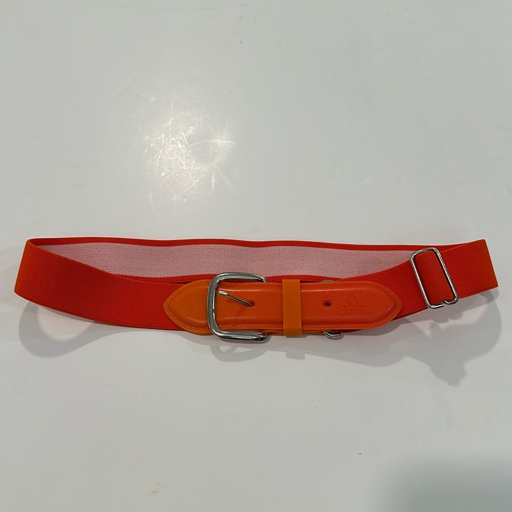 Like new girls adjustable softball belt, orange, adidas